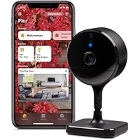 Eve Cam – Secure Indoor Camera, 100% privacy, HomeKit Secure Video, iPhone/iPad/Apple Watch notifications, motion sensor, mic