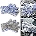 Produktbild Sguan-wu Auto Reinigung Weichkorallen Fleece Wasser absorbieren fünf Finger Handschuh Waschwerkzeug - Blau + Grau
