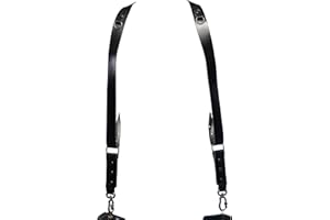 Nice One Tracolla per fotocamera in pelle, doppia, Power, Made in Italy