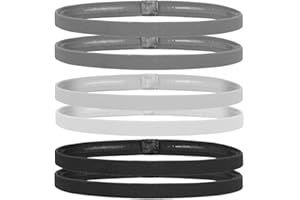 MQIAN Elastische Sport-Stirnbänder, Haarband Sport, Haarband Dünn, Stirnband Dünn, Antirutsch Haarband, Stirnband Sport