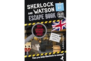 Sherlock & Watson. Escape book para repasar inglés. 13-14 años (LAROUSSE - Infantil / Juvenil - Castellano - A partir de 8 años)