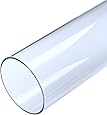 APANA Quartz Glasröhre Glas Tube Heizpilz Pelletfackel Länge 1120 mm Durchmesser 98 mm - hitzebeständig bis zu 1400 Grad