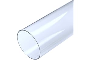 APANA Glasröhre Glas Tube Heizpilz Bellamente Cristal Länge 1120 mm Durchmesser 98 mm