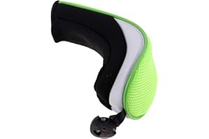 CUTEFLY Copritesta di ricambio per mazza da golf ibrido, con numero Etichetta., Green