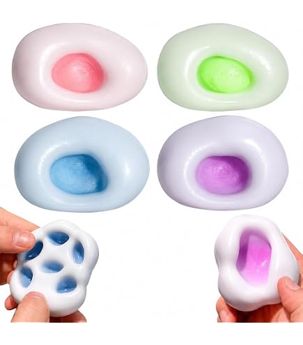 Pelota Anti-estrés Moldeable De 4 Cm – Juguete Sensorial De Goma Elástica No Pegajosa, Ideal Para Aliviar Ansiedad En Adultos Y Niños