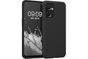 kwmobile Carcasa Compatible con OPPO Find X5 Lite Funda - Case TPU y Silicona antigolpes - Apto Carga inalámbrica - Negro
