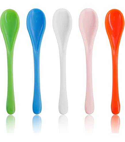 Cucchiaini Plastica Colorati 24 Pezzi - Riutilizzabili, Per Gelato, Dessert, Feste - Foto 8