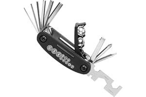 Durdiiy 10 sztuk składanych kluczy imbusowych, zestaw kluczy imbusowych (2,0 – 6,0 mm), klucze nasadowe (8 mm, 9 mm, 10 mm), sześciokątne, wielofunkcyjne narzędzia konserwacyjne do naprawy mebli