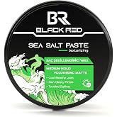 BLACK & RED Wax Sa&ccedil; Şekillendirici Wax Sea Salt Paste Deniz Tuzlu Mat Doğal G&ouml;r&uuml;n&uuml;m Orta Sertlik - 120 ml