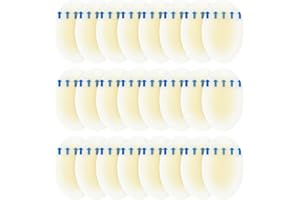 Clundoo Cerotti Vesciche - 24 Pezzi Impermeabili Invisibili per Tallone e Piedi, Blister Cuscino Sport per Protezione della Pelle (A)