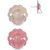 Suavinex, Pack of 2 Baby Pacifiers 6/18 Months, with Physiological Silicone Teat SX Pro, Symmetrical, Flat and Flexible, Resp