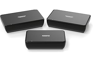 Trasmettitore audio Marmitek per altoparlanti - Marmitek Speaker Anywhere 750 - Trasmettitore audio wireless - Collegamento altoparlanti senza fili - 1 trasmettitore / 2 ricevitori (50 W RMS)