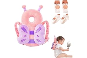 Bambebe Soporte para la Cabeza del Bebé Ajustables Anti-Caídas Almohada Protección Bebé Protector de Cabeza Casco de Protección para Bebe