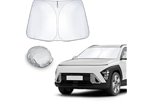 CDEFG Compatible con Hyundai Kona SX2 2024 Hybird EV Eléctrico Parasol Parasol Parabrisas Delantero Parasol Parasol Parasol Delantero Parabrisas Auto Parasol Kona SX2 2024 Accesorios
