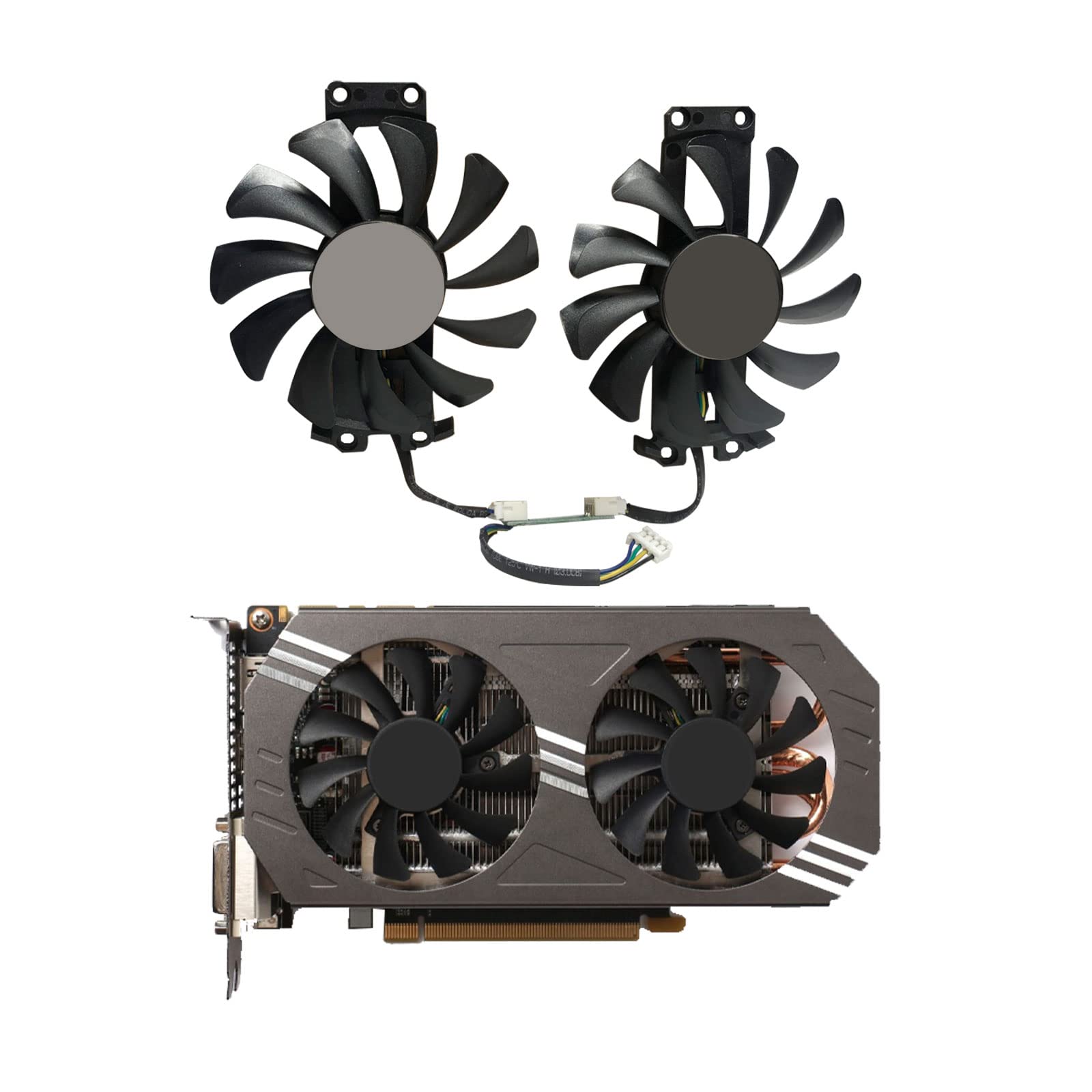 Jzwefdo 75mm Graphics Card Cooling Fan Review: Replacement for ZOTAC GTX960 GPU Card Cooler Fan