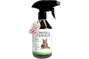RepellShield Anti Chew Spray for Dogs & Puppies - Dog Training Spray to Stop Chewing, Licking & Urinating Indoors & Outdoors - Citronella Dog Repellent Spray for Furniture & Gardens, 250ml