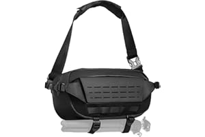 ULANZI Bolsa Funda Cámara Réflex 9L, Negro Bolsa Cámara Fotográfica, Bolsa Bandolera Cámara Impermeable Resistente, Mochila Pequeña para Cámara Réflex Digital Compatible con SLR DSLR