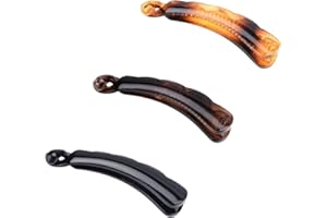 Fuyamp Bananen Haarspangen, Haarklammern, Vintage Bananen-Haarspangen, Fisch-Clips fr langes Haar, Bananen Clips, Kamm Fish Clips, Banana Hair Comb, fr Damen und Mdchen 3 Stck