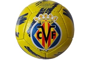 Superlicencias | Balón Grande Villarreal | Balón de Reglamento Villarreal | Regalo Original para Aficionados del Futbol | Cosas de fútbol para Niños | Producto Oficial