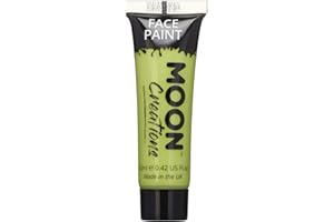 Moon Creations Face and Body Paint Tubes Ready to Use Face Paint Flakes Cruelty Free Face Paint Costumes Festivals Halloween