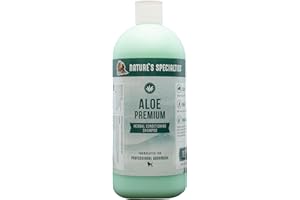 NATURE?S SPECIALTIES MFG Nature's Specialties Aloe Premium Hundeshampoo - Kräuterpflegeshampoo für Hunde - Perfekt für Juckende Haut - Reinigt und Pflegt Gründlich - Für Glänzendes & Seidiges Fell - Kräuterduft, 946ml
