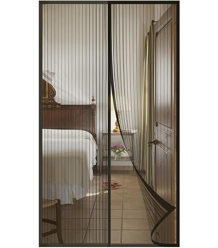 Rideau Anti-Mouches VidaXL 90x200 Cm Vert Et Blanc - Store Anti-Insectes Avec Crochets Réglable