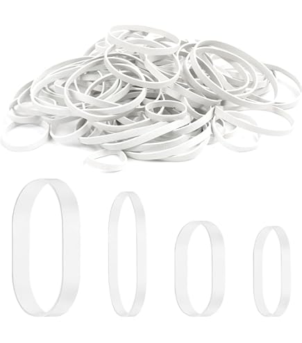 80 Stücke Gummibänder Set - Starke Elastiks Für Haushalt, Camping & Büro