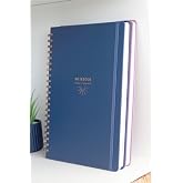 Matt Notebook 20x28 cm A4 Lastikli Spiralli Sert Kapak Not Defteri &Ccedil;izgili Lacivert