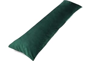 Totsy Baby Cuscino per chi dorme sul fianco con imbottitura e rivestimento: 145 x 40 cm cuscino per allattamento cuscino per gravidanza cuscino di posizionamento per neonati e adulti Verde scuro