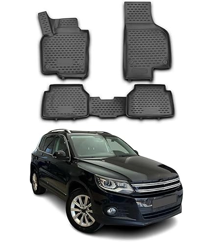ACB Bekleding | Automatten voor VW Tiguan 1 5N 2007-2018 | Rubber | 2-delige set