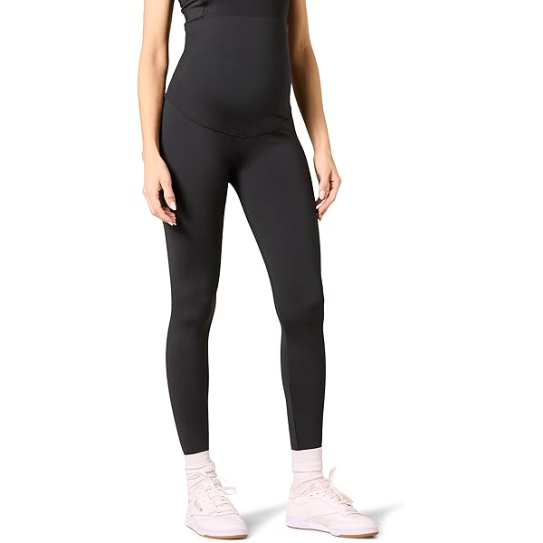 Leggings Premaman FuelMeFoot - Vita Alta, Opachi, Morbidi | Per Yoga E Gravidanza, Nero Taglia XL - Foto 9