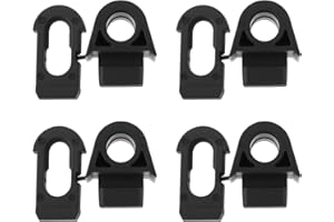 Briny River 4 clip per asta del cofano 60810130 7622907 1356166080 compatibile con Fiat compatibile con Peugeot dal 1994 in poi