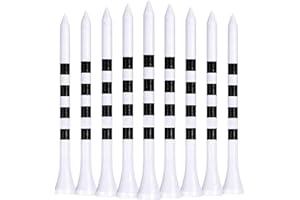 LIKOSO Golf Tees de Madera Paquete de 100,83mm/70mm/54mm/38mm