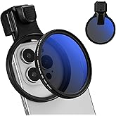 K&F CONCEPT 67mm Press-on CPL Phone Lens Filter Kit, Polarizing Filter Compatible with iPhone 17/16/15/14/13/12, 16/15/14/13/