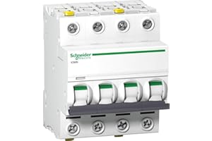 SCHNEIDER DRUCKLUFT Schneider A9F03416 Disjoncteur iC60N, 4P, 16 A, caractéristiques B