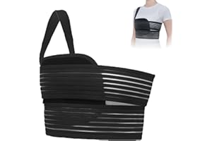 banjiabb Ceinture élastique pour les côtes - Pour les côtes fissurées, cassées et postopératoires