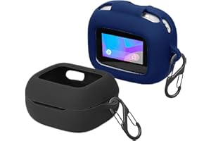 [2-pak] easyBee etui kompatybilne z JBL Live Buds 3 / Live Beam 3 / Live Flex 3 słuchawki douszne [z 2 karabińczykami], płynne silikonowe etui, odporne na uderzenia etui ochronne na słuchawki