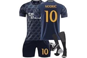 PANGKII R. Madrid Football Kits for Kids, 23/24 Tracksuit for Kids and Adults ，R. Madrid Home Away Soccer Jersey Boys' Football Training Shirts Men's Activewear Soccer Kit