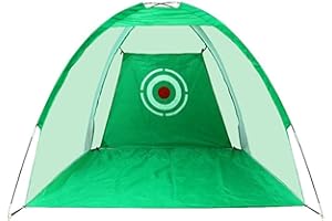 CHAWHO Filet de Golf Entrainement 3m Filets de Pratique de Golf - Golf Filet Practice Formation AssistéE Pratique de Golf pour Jardin pour Intérieur et Extérieur Formation de Putt