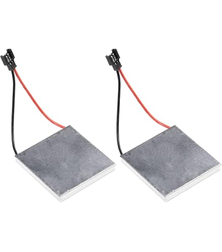 TEG-Generator Für Kaminventilator – 40x40 Mm, Halbleiter, Ersatzteil, Silber, Für Eco-Lüfter