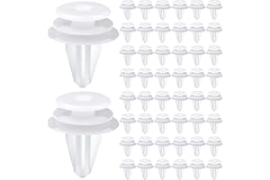 HAOSEA 50Pcs Car Door Clips Panel Car Trim Retainer Clips Bumper Fastener Clip Auto Body Fastener Rivet Car Interior Clips for Car Trim Panel Door Audio Auto Clip Pliers