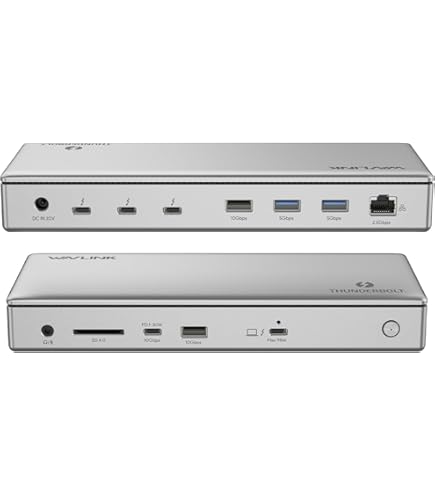 Estación De Acoplamiento NADODO 15 En 1 Con Triple Pantalla, USB C Para