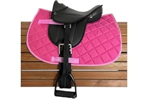 German Riding Sattelset Little Star Sonderedition (schwarz pink)