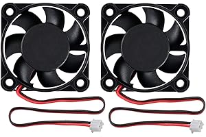 Kyrio Ventilateur de refroidissement sans balais CC 12V, ventilateur d'imprimante 3D à double roulement à billes 40 mm x 10 mm Ventilateur axial CC, mini ventilateur de refroidissement silencieux