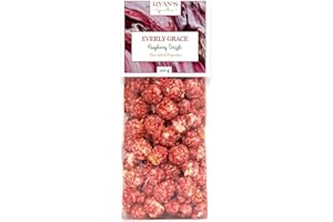 Everly Grace Popcorn – Raspberry Drizzle, 100 g – Sacchetti di popcorn con lamponi fruttati dalla nostra manifattura di Augusta, Germania