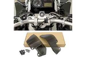 WODPICE Pare-brise latérale pour moto, panneau de pare-brise, déflecteur de vent pour R1200GS 2004-2012 / R1200GS Adventure 2004-2012 (Noir)