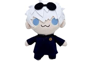 SMAI Juju-tsu Kai-sen - Juguete de peluche de 1/2 piezas de mini Sato-ru Gojo, muñeca de peluche de dibujos animados Ge-to Sug-uru, almohada de figura de peluche de anime, regalos coleccionables y de