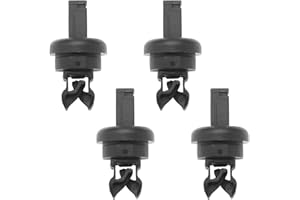 ANBOO 4 Pièces Clips pour Tablette Arrière, Clips Voiture, Clips de Fixation, Rivet Plastique, pour Plage Arriere Renault Megane 3, Renault Clio, Nissan Qashqai2007-2019