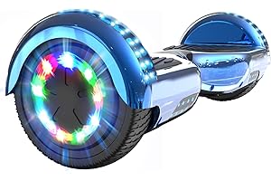 FUNDOT Hoverboards,Hoverboards for kids,Self balancing scooter 6.5 inch,Hoverboards with beautiful LED lights,Hoverboards with Bluetooth speaker,Gift for Children