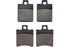 KYN Für Gilera Runner/Purejet 50 DD/SP (5 Bolzen Befestigung an Frontscheibe) 1999 2000 2001 2002 2003 2004 2005 Motorrad Bremsbeläge vorne hinten organische Scheibe